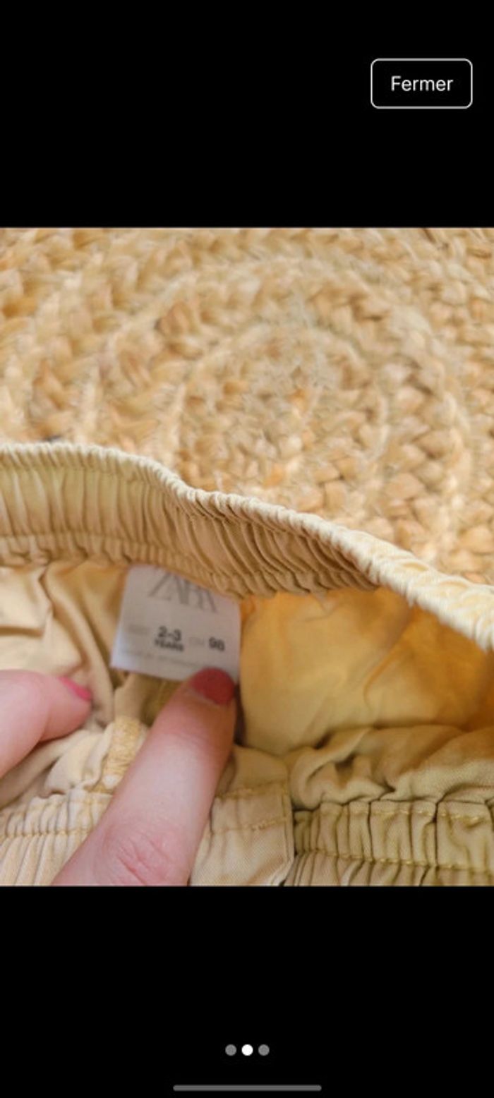 Short beige Zara 3a - photo numéro 3