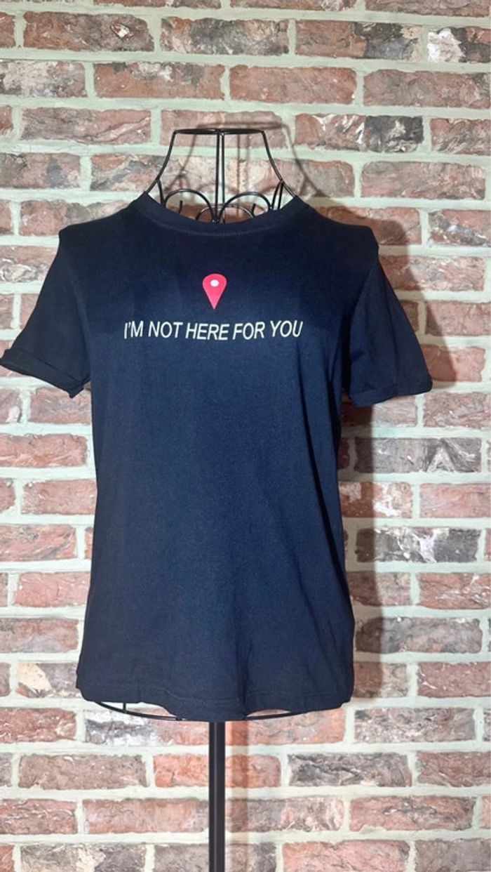 T-shirt noir Pull and Bear Taille S / 36