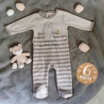 Pyjama épais mixte - T6mois - Gémo 
