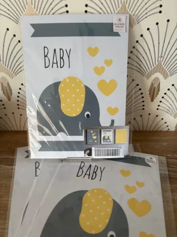 Affiches Sweet baby pour chambre enfant