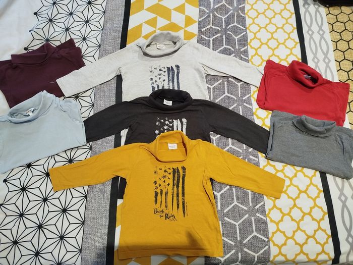 Lot sous pull col montants hiver