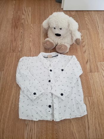 Chemise motifs encre