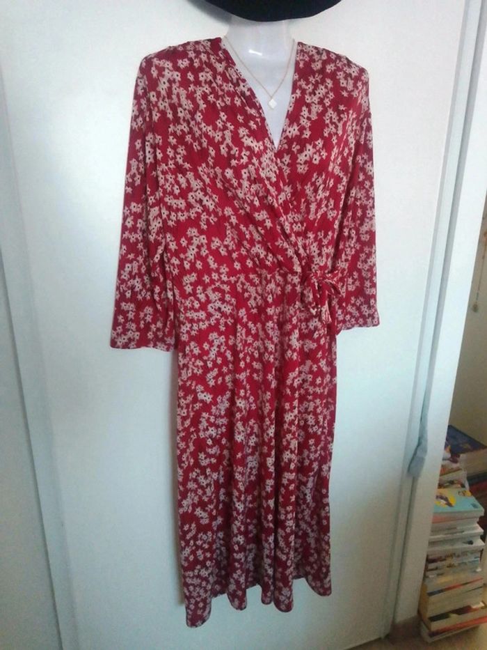 Robe longue Kiabi (bordeaux), XL / 42 / 14