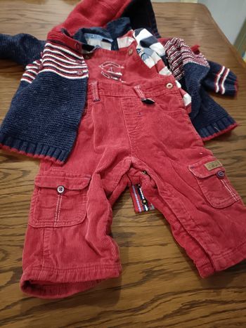 Salopette Gillet plus tee shirts