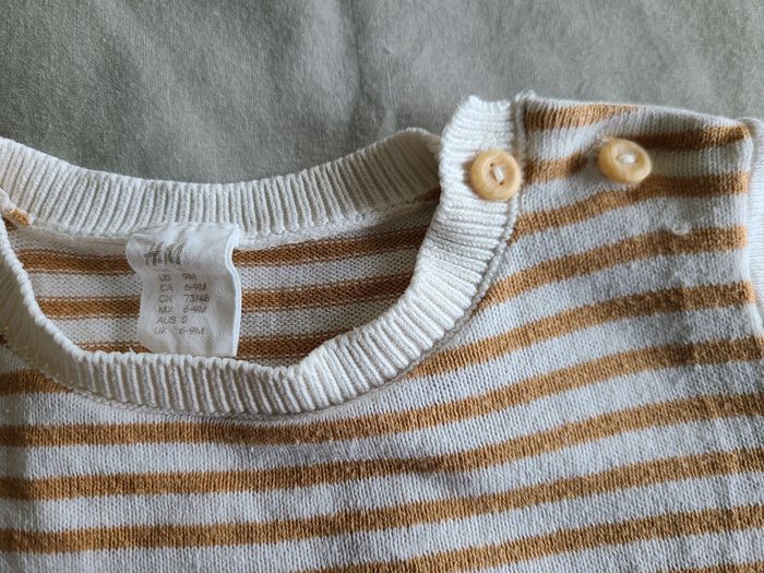 Ensemble H&M rayé en maille - photo numéro 4