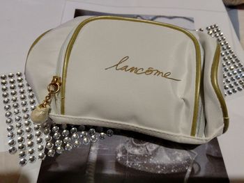 Trousse maquillage Lancôme et produits