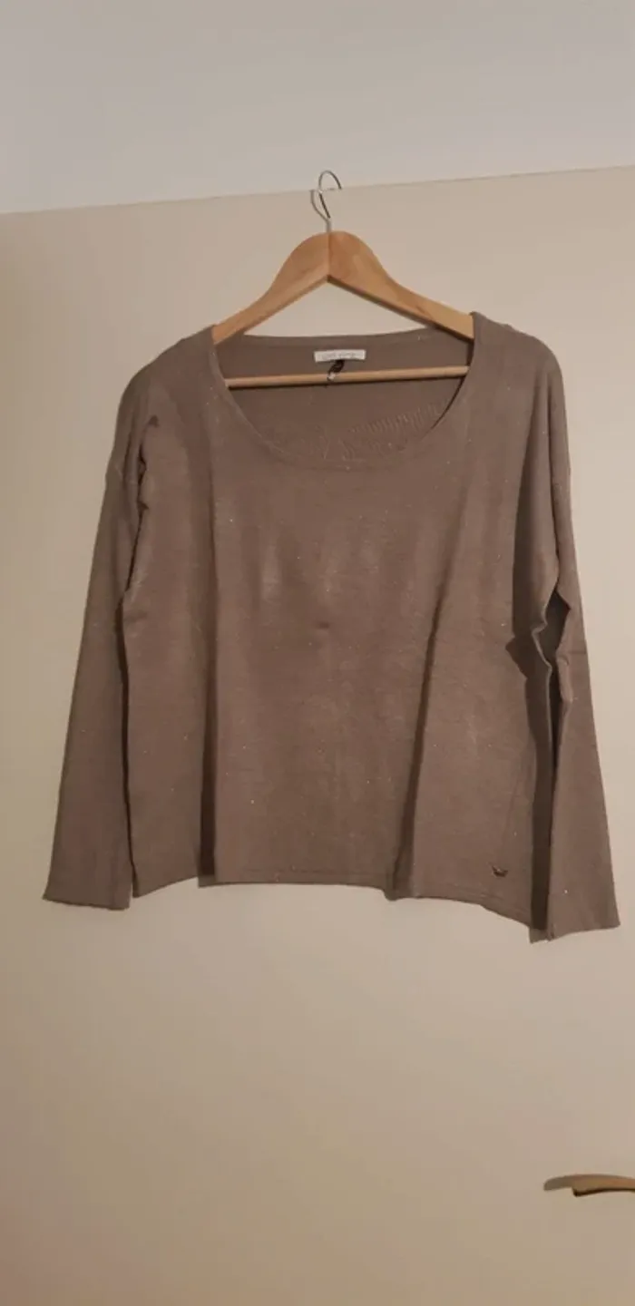 Pull LPB Papillon Beige