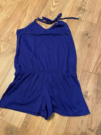 Combishort bleu fine Txs/S, tissus fin