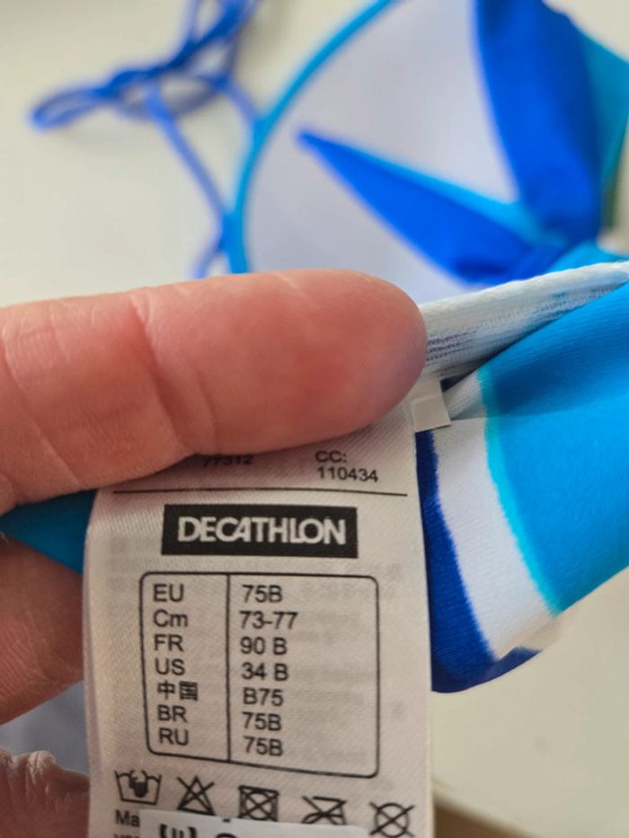 Haut de maillot de bain 90 B decathlon - photo numéro 3