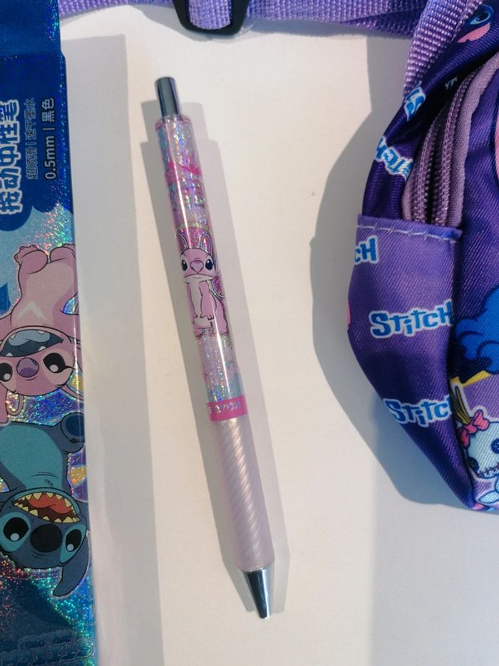 Ensemble sac Stitch et stylo Angel 👧🏻 - photo numéro 2