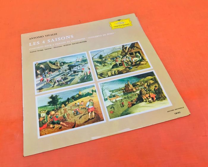 Vinyle 33 tours Antonio Vivaldi Les 4 saisons Concerto pour 2 violons et orchestre en " écho " - photo numéro 5