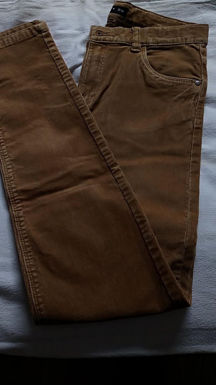 Pantalon en velours fille