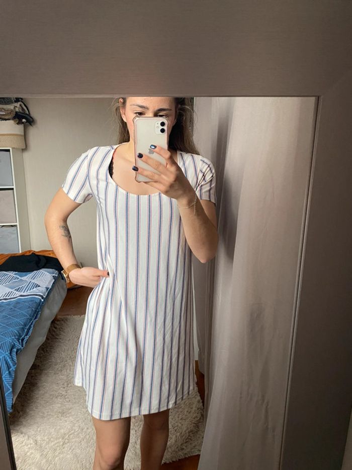 Robe rayée mango - photo numéro 4
