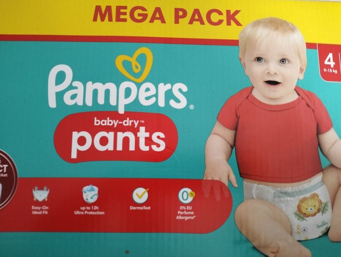 Carton de couché T4 Pampers pants