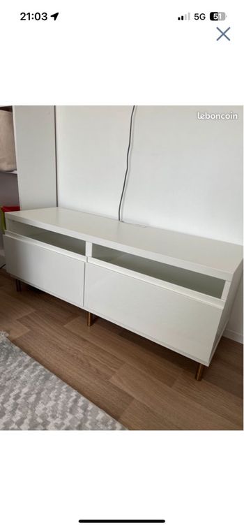 Meuble tv blanc IKEA