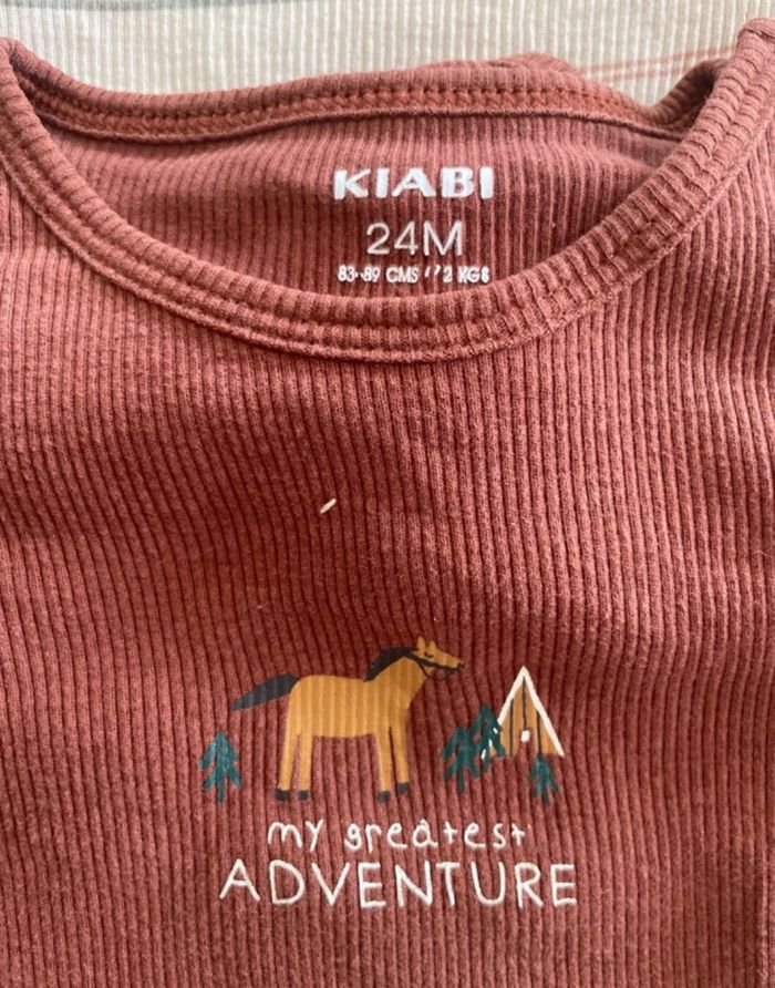 Bodies manches longues bébé 24 mois kiabi - photo numéro 2