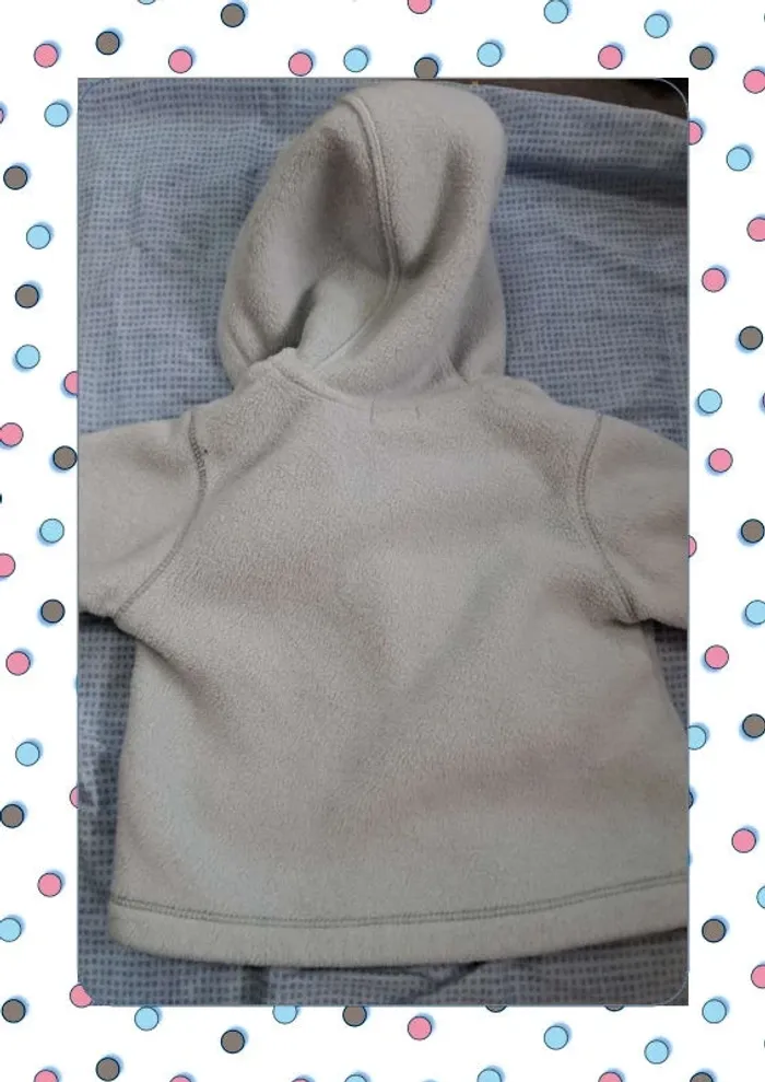 Veste polaire avec capuche 12 mois - photo numéro 7