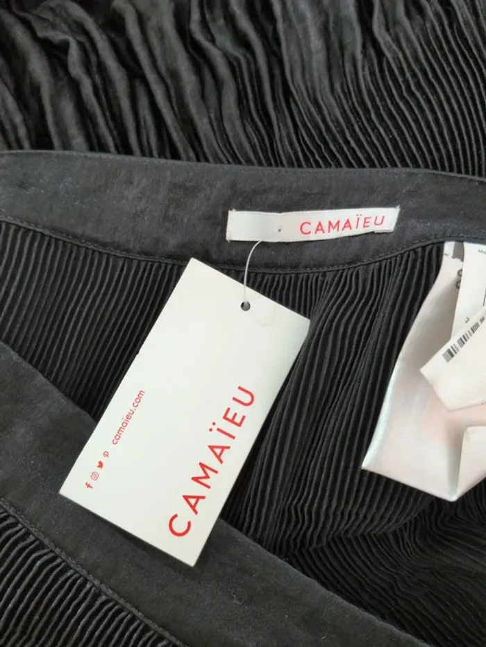 Petite jupe noire Camaïeu – Taille 38 – Neuve avec étiquette - photo numéro 3