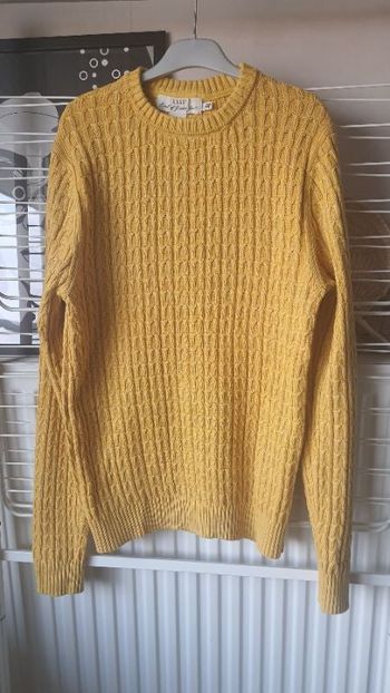 Pull H&M, jaune, mixte, taille: S