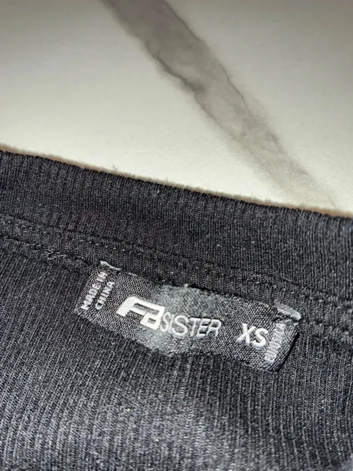 T-shirt noir - FB sister - taille XS - photo numéro 5