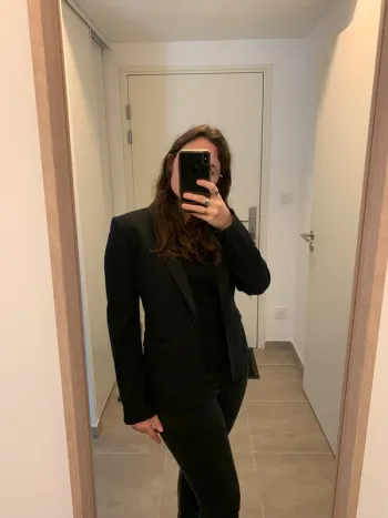 Veste de costume smocking noire Quiet taille 40