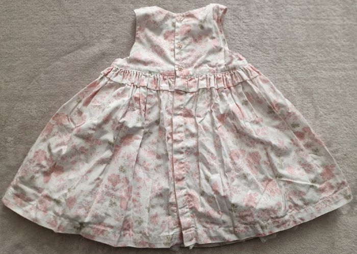 Ensemble 5p (robe, t-shirt, gilet, chapeau) blanc & rose papillons - 12M - Sergent Major (BE) - photo numéro 6
