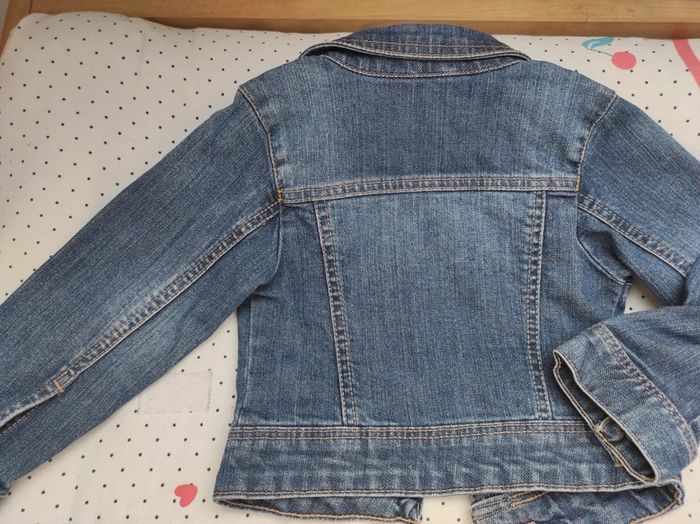 Veste en jeans fille 3 ans Okaïdi tbe - photo numéro 3