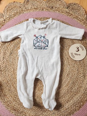 Pyjama beige hiver