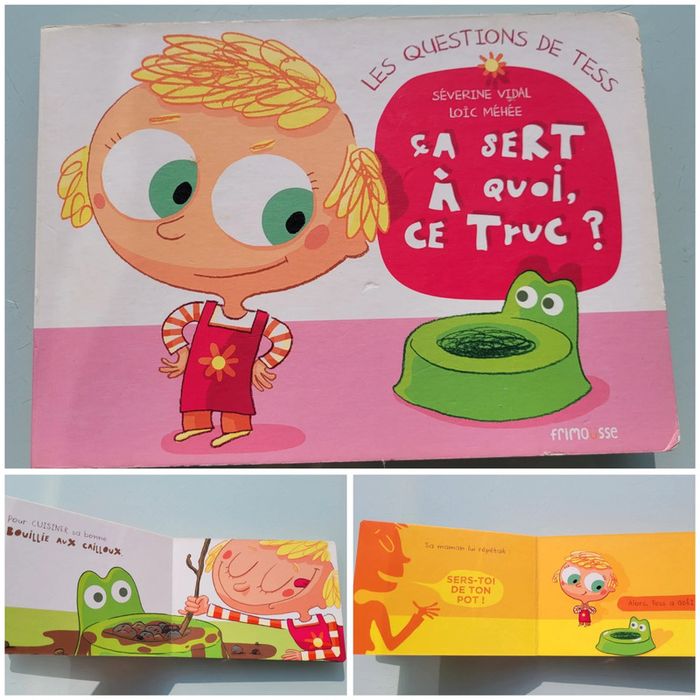 Livre tout carton Les Questions de Tess : Ça sert à quoi, ce truc? 💩