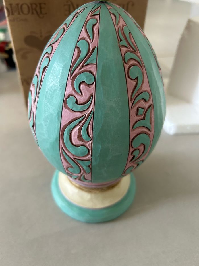 Figurine Œuf De Pâques Avec Scène Tournante - Jim Shore - photo numéro 2