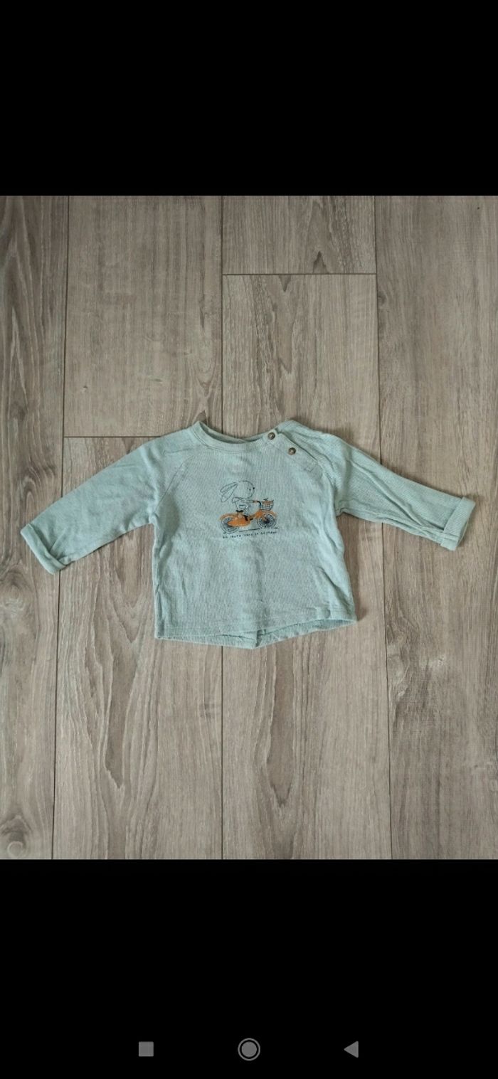 Tee shirt ML 6 mois