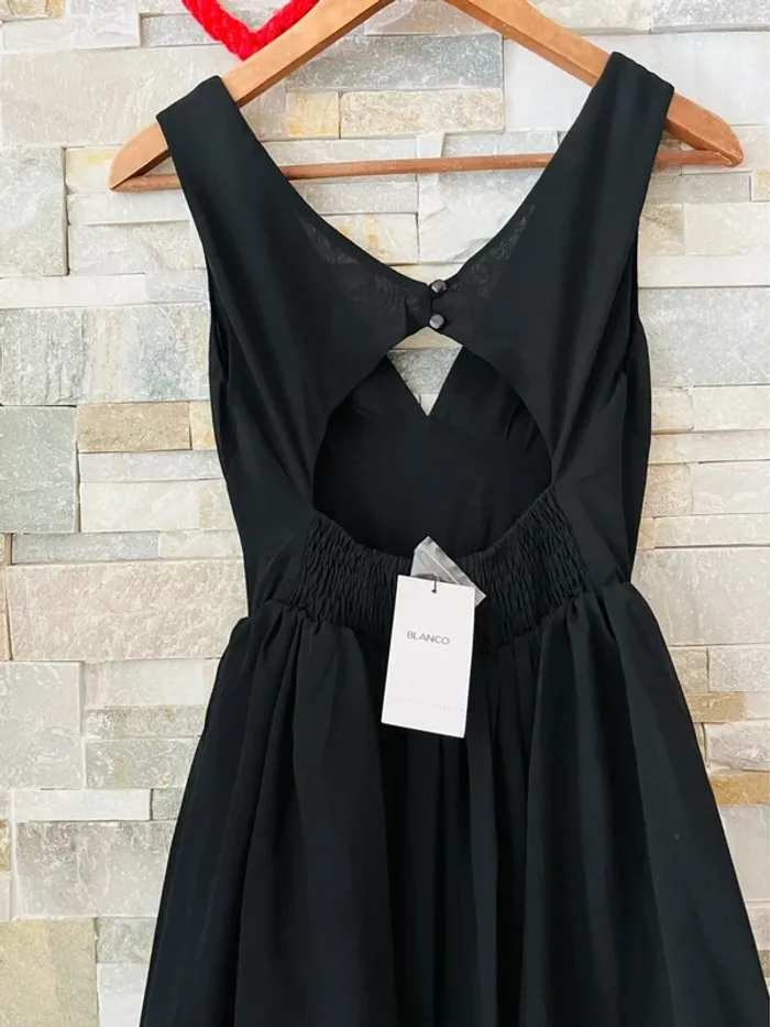 Robe noire neuve chic et élégante femme blanco - photo numéro 5