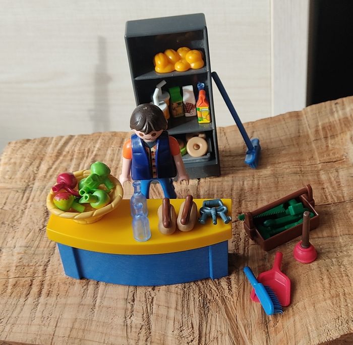 Playmobil city life épicerie avec vendeur - photo numéro 2