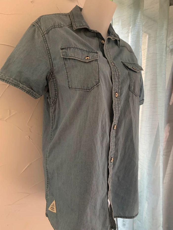 Chemise Kaporal jean taille 38 manches courtes - photo numéro 6