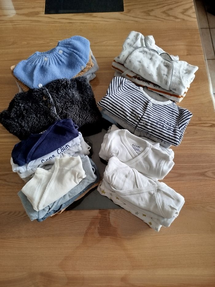 Lot vêtements 1 mois garçon
