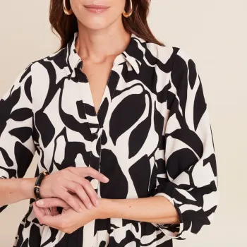  Robe courte évasée col chemise blanc femme - taille 46 - Bréal