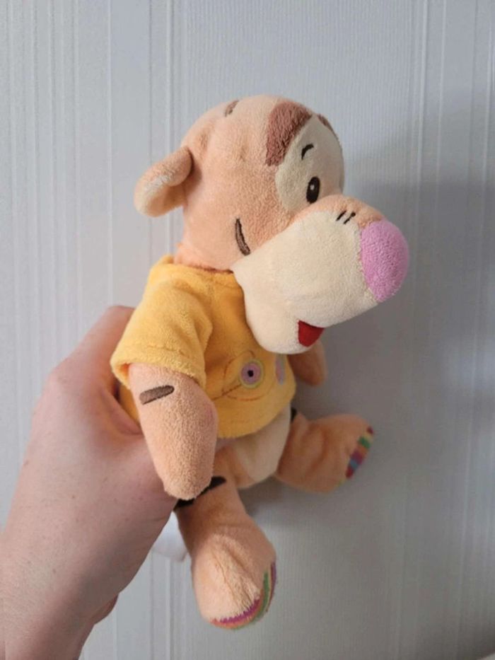 Peluche tigrou  disney nicotoy hochet - photo numéro 2
