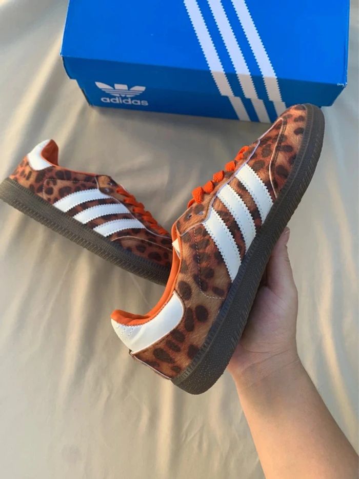 Adidas Samba Preloved Léopard Rouge 40 - photo numéro 5