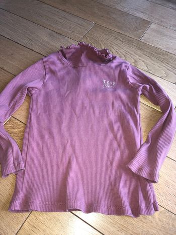 Col roulé rose tao 3 ans