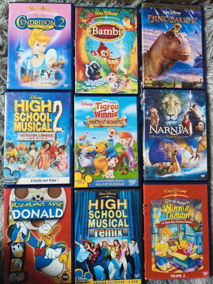 Lot de DVD Disney – Enfants & Famille