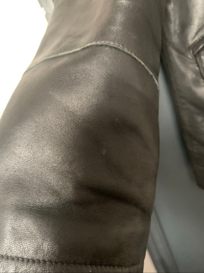 Manteau cuir noir taille 50 devred - photo numéro 4
