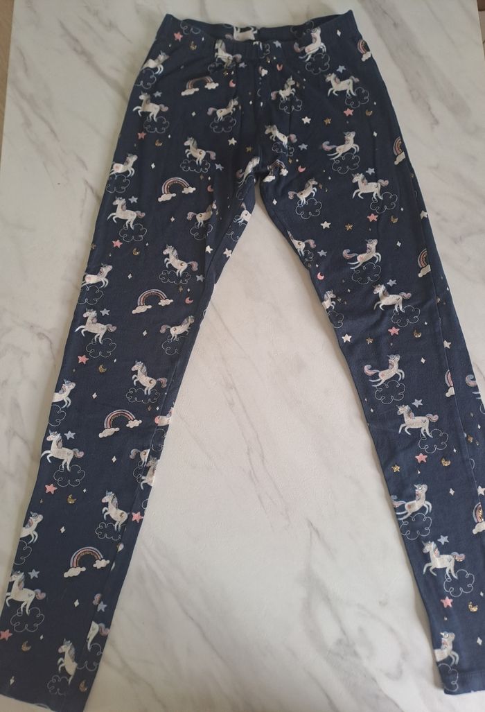 Lot de 2 leggings fille kiabi taille 12 ans très bon état - photo numéro 6
