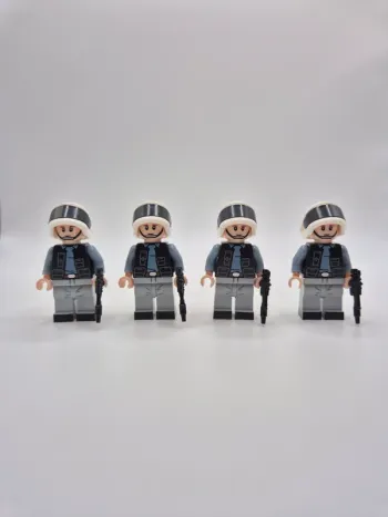 Figurines type lego 4 soldats Rebel star wars