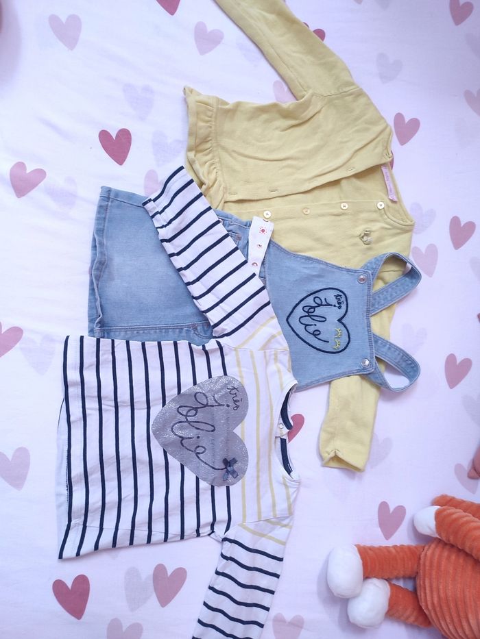Lot de vêtements jaune pour fille - 24 mois - Très bon état - Orchestra/Gémo - photo numéro 4