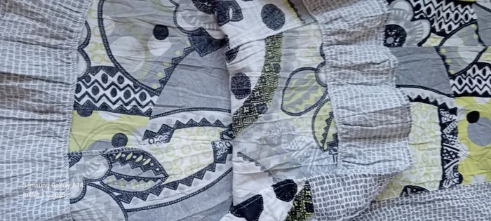 Robe tunique avec lien effet plissé motif floral gris femme 46/48 vetistyle - photo numéro 17