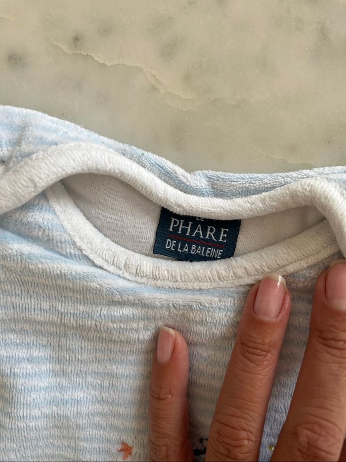 Gigoteuse turbulette marinière 0-6 mois - photo numéro 5