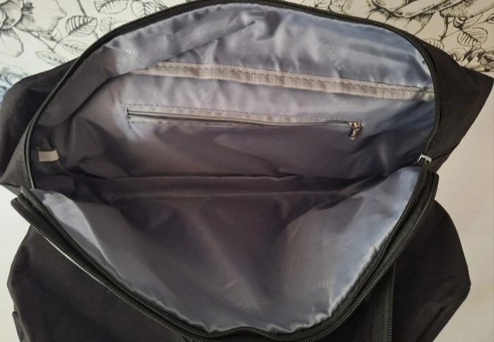 Sac de voyage à bandoulière noir et gris Dream Travel - photo numéro 4