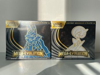 Lot 2 ETB Me1 Pokémon Mega Évolution Gardevoir Lucario