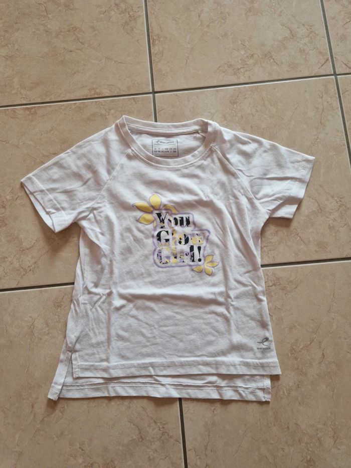 Tee shirt blanc coton 8 ans