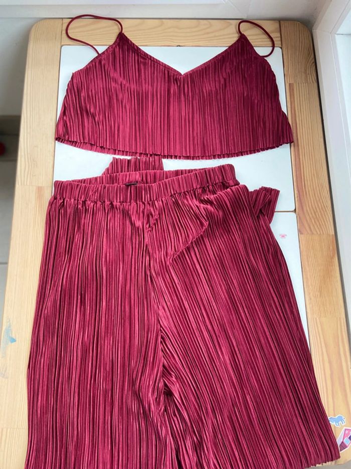 Ensemble Pantalon + crop top